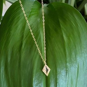 diamond shaped necklace